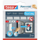 Tesa 1074191 - powerstrips click 4x2 s | 10 stuks
