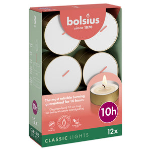Bolsius maxilichten ø60x25 mm 10 uur (6x 12 stuks)