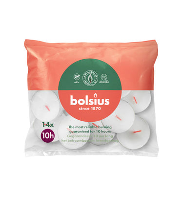 Bolsius maxilichten ø60x25 mm 10 uur (6x 14 stuks)