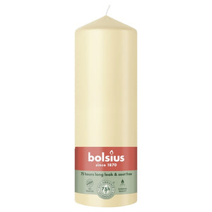 Bolsius stompkaars beige ø68x200 mm 75 uur (6 stuks)