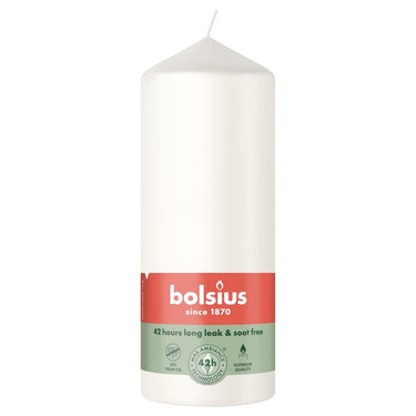Bolsius stompkaars cloudy white ø58x150 mm 42 uur (6 stuks)