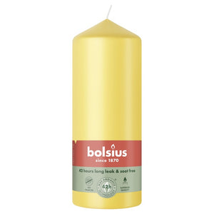 Bolsius stompkaars sunny yellow ø58x150 mm 42 uur (6 stuks)