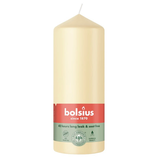 Bolsius stompkaars beige ø58x150 mm 42 uur (6 stuks)