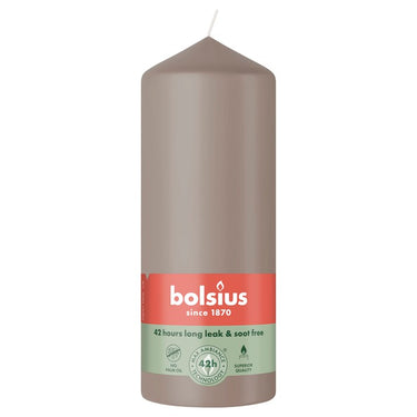 Bolsius stompkaars light taupe ø58x150 mm 42 uur (6 stuks)
