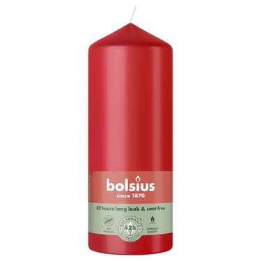 Bolsius stompkaars delicate red ø58x150 mm 42 uur (6 stuks)