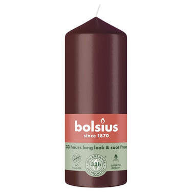 Bolsius stompkaars velvet red ø58x150 mm 42 uur (6 stuks)