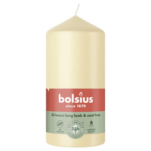 Bolsius stompkaars beige ø58x120 mm 33 uur (6 stuks)