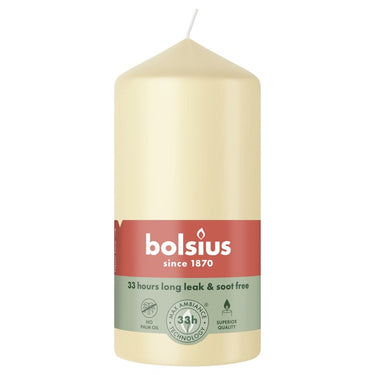 Bolsius stompkaars beige ø58x120 mm 33 uur (6 stuks)