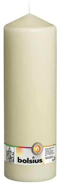 Bolsius stompkaars ivoor ø98x300 mm 175 uur (4 stuks)