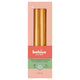 Bolsius gotische kaarsen metallic golden orange ø24x245 mm 7 uur (8x 4 stuks)