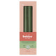 Bolsius gotische kaarsen metallic green ø24x245 mm 7 uur (8x 4 stuks)