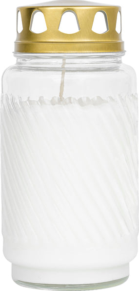 Bolsius lantaarnglas met deksel wit ø90x173 mm 100 uur (6 stuks)