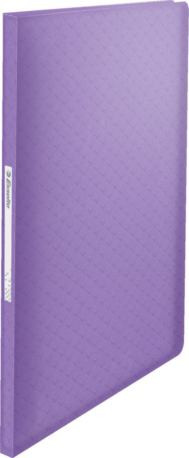 Esselte colour'breeze showalbum a4 - met 60 hoezen voor 120 vellen - voor het presenteren en bewaren van documenten - lavendel