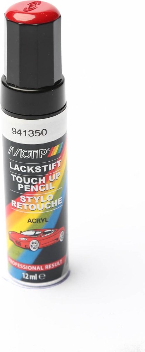 Load image into Gallery viewer, Motip 941350 - auto lakstift - rood - 12 ml
