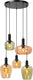 Lucide ilona - hanglamp - 5xe27 - zwart