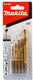 Makita accessoires makita b-57308 metaalborenset hss-tin 5-delig