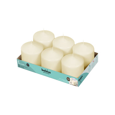 Bolsius professional stompkaar 10 10 ivoor 52 branduren (6 stuks)