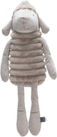 Designed by lotte reza hondenknuffel schaap - hondenspeeltjes - xl-knuffel dikke ribstof - beige - 64x26x17 cm