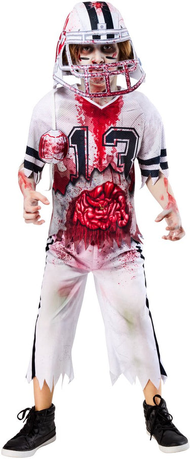 Rubies zombie american footballer kinderkostuum - - maat 7-8 jaar