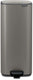 Brabantia bo pedaalemmer - 30 liter - platinum
