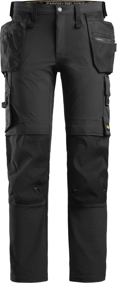 Snickers 6271 full stretch werkbroek met holsterzakken - zwart zwart - 52