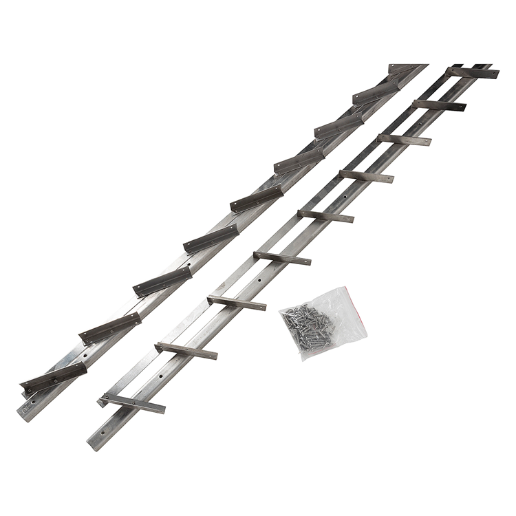 Load image into Gallery viewer, Mack 1074593 - multiflex shutters 165 cm rvs | 2 stuks
