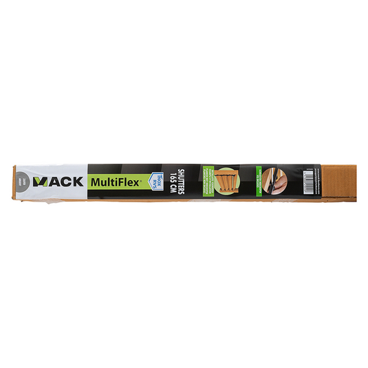Mack 1074593 - multiflex shutters 165 cm rvs | 2 stuks
