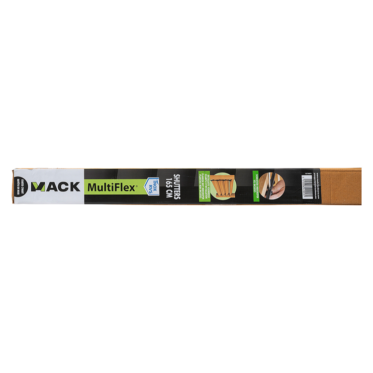 Load image into Gallery viewer, Mack 1074601 - multiflex shutters 165 cm rvs zwart txt gecoat | 2 stuks
