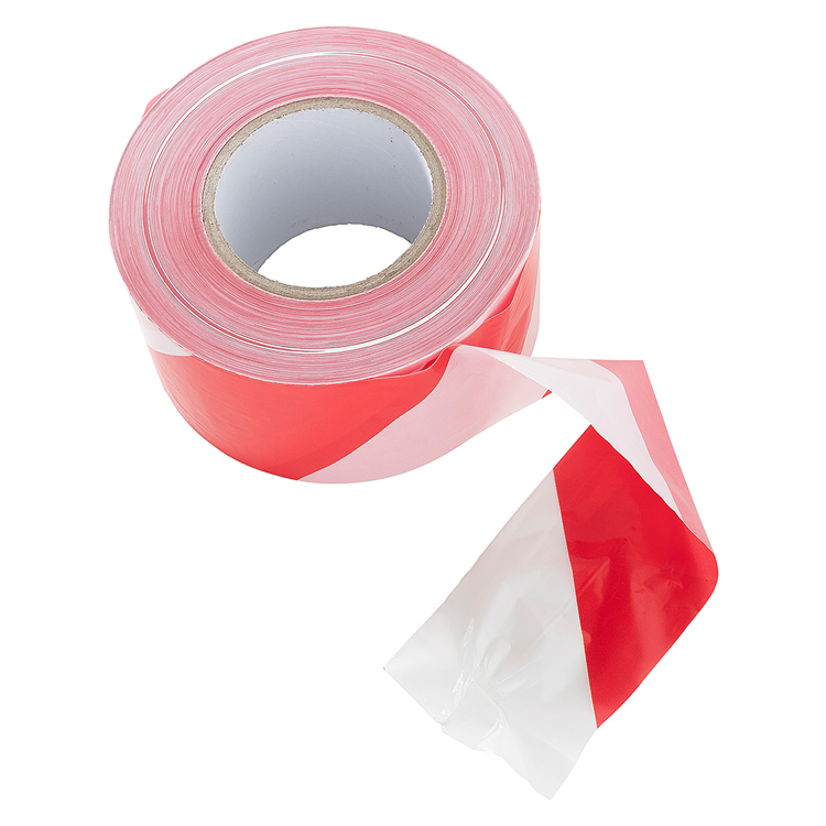 Load image into Gallery viewer, Mack 1072134 - afsperband rood wit doos 75mm x 500m - 35 micron | 3 stuks
