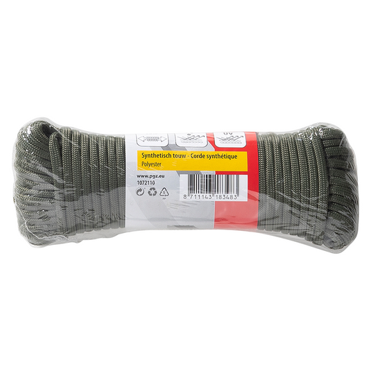 Mack 1072110 - paracord olijfgroen 4mm 15m | 5 stuks