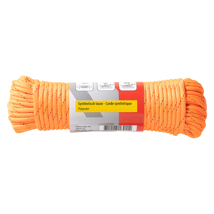 Load image into Gallery viewer, Mack 1072113 - paracord oranje reflecterend 4mm 15m | 5 stuks
