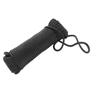 Mack 1072117 - pp gevlochten zwart streng 6mm 20m | 5 stuks
