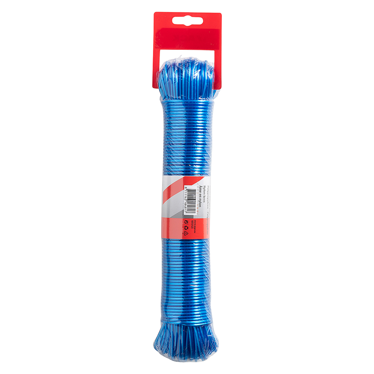 Load image into Gallery viewer, Mack 1072123 - waslijndraad pp blauw streng 3mm 60m | 5 stuks
