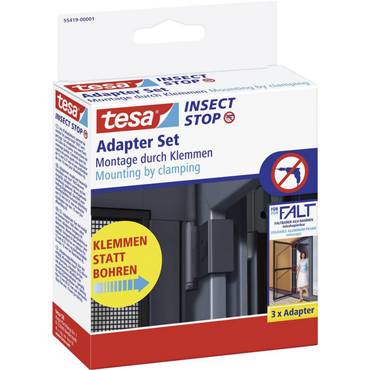 Tesa 1074283 - adapter falt door system black | 1 stuks