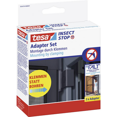 Tesa 1074283 - adapter falt door system black | 1 stuks