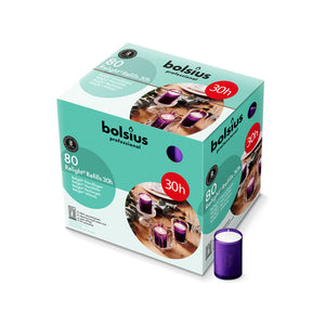 Bolsius professional relight navulling paars ø52x64 mm 30 uur (80 stuks)