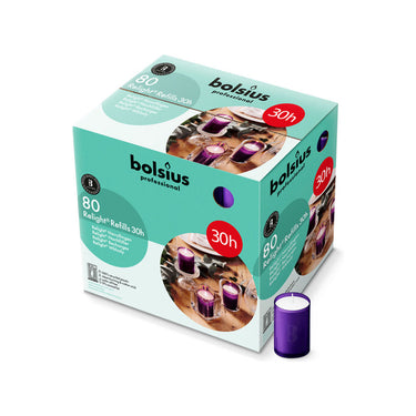 Bolsius professional relight navulling paars ø52x64 mm 30 uur (80 stuks)