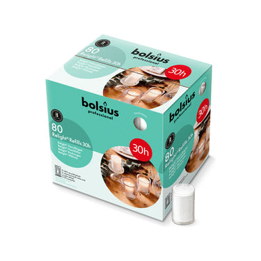 Bolsius professional relight navulling transparant ø52x64 mm 30 uur (80 stuks)