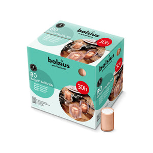 Bolsius professional relight navulling zacht roze ø52x64mm 30 uur (80 stuks)
