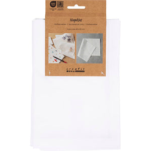 Creativ company https: www.cchobby.nl textiel-servetten-afm-42x42-cm-145-gr-wit-4-stuk-1-doos