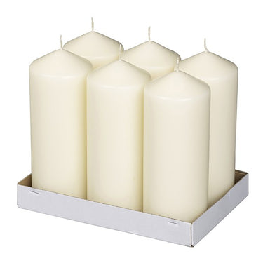 Bolsius stompkaars ivoor ø78x198 mm 96 uur (6 stuks)