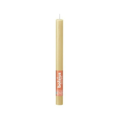 Bolsius dinerkaars rustiek 270 23 haver beige (8x 8 stuks)