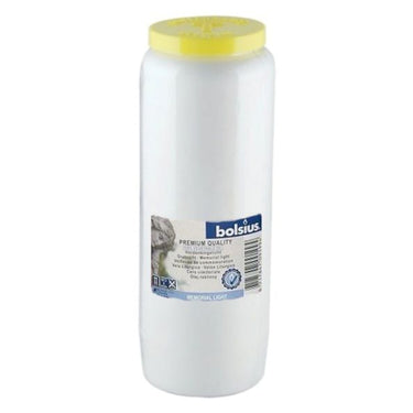 Bolsius herdenkingslicht nr.12 wit (20 stuks)