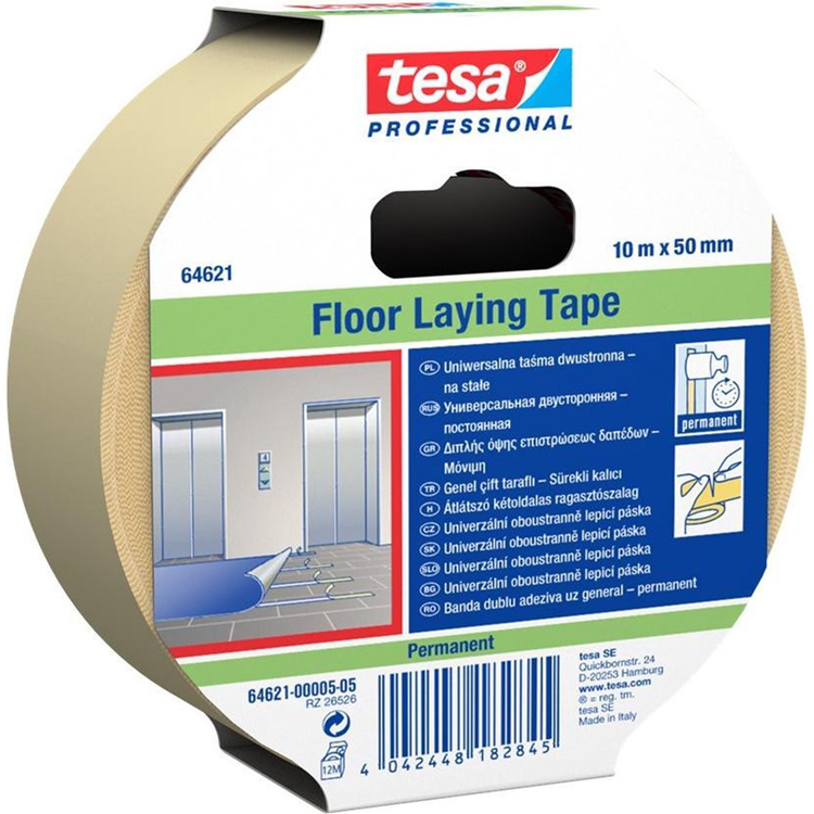 Load image into Gallery viewer, Tesa professional transparent double-sided self-adhesive tape pp-carrier and synthetic rubber
