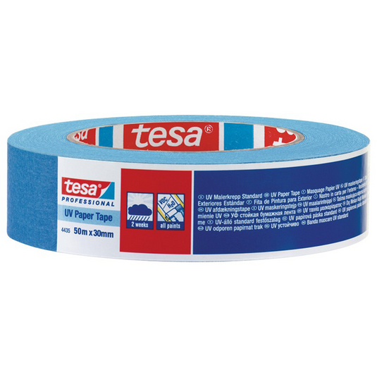 Tesa professional 1075575 - 4435 uv paper tape 50m x 25mm | 12 stuks