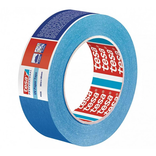 Tesa professional 1075577 - 4435 uv paper tape 50m x 38mm | 8 stuks