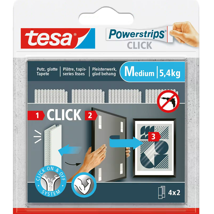 Load image into Gallery viewer, Tesa 1074193 - powerstrips click 4x2 m | 10 stuks
