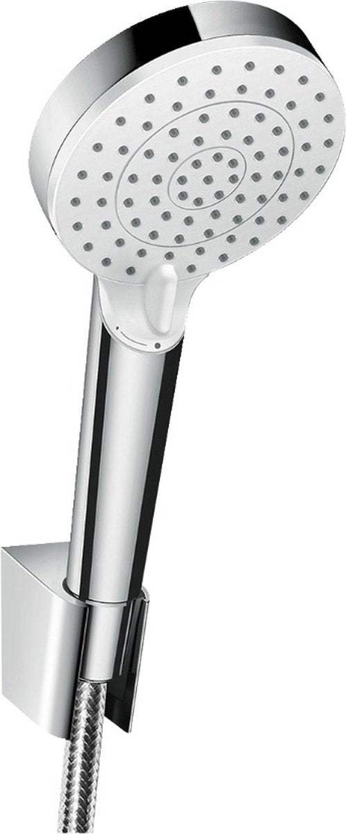 Hansgrohe crometta vario porter doucheset ecosmart met slang 125cm wit chroom