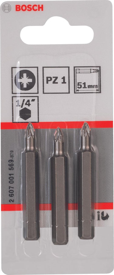 Bosch - xh-tors pz1 51mm - 3 stuks