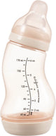 Difrax babyfles natural - 170 ml - lichtroze - 1 stuk - s-fles - anti koliek